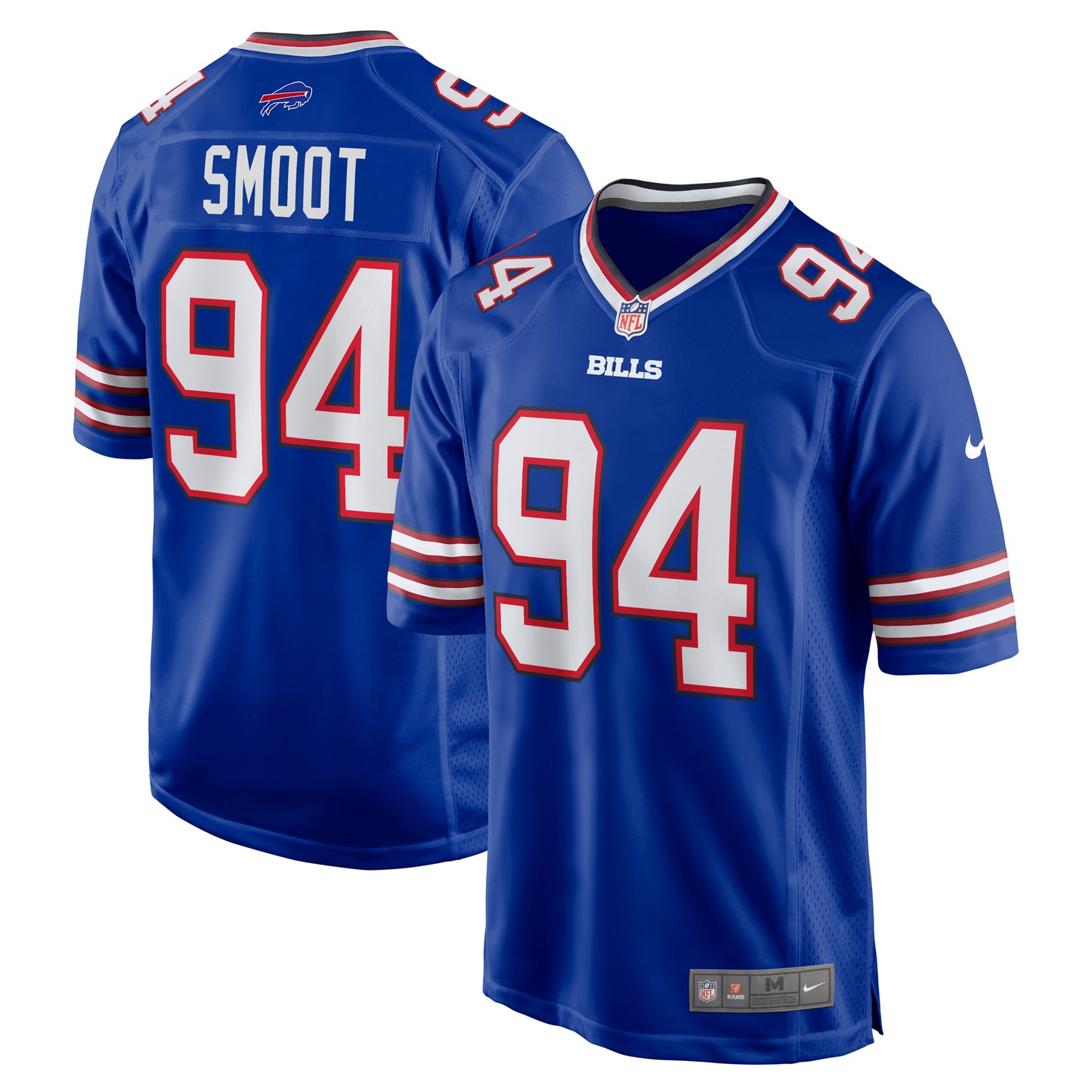 Men's Nike Dawuane Smoot  Royal Buffalo Bills Game Jersey