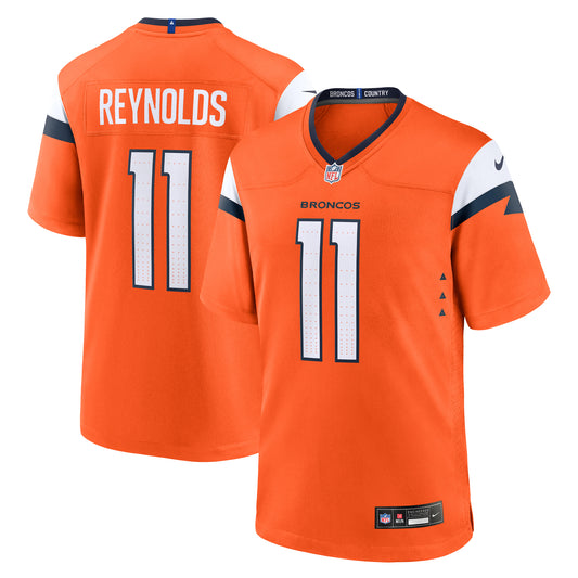 Men's Nike Josh Reynolds  Orange Denver Broncos Game Jersey