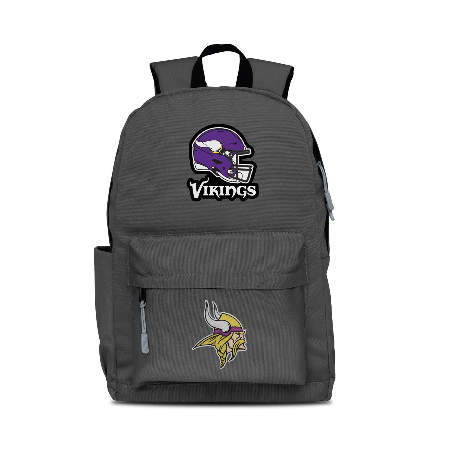 MOJO Gray Minnesota Vikings Two Logo Campus Backpack