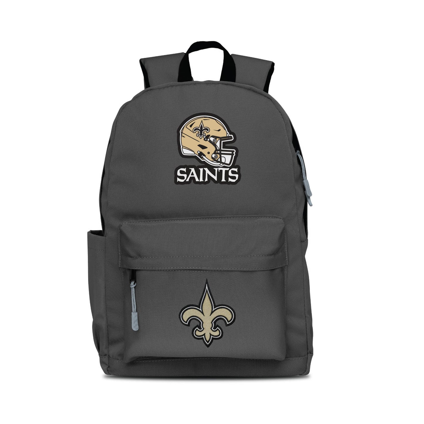 MOJO Gray New Orleans Saints Two Logo Campus Backpack