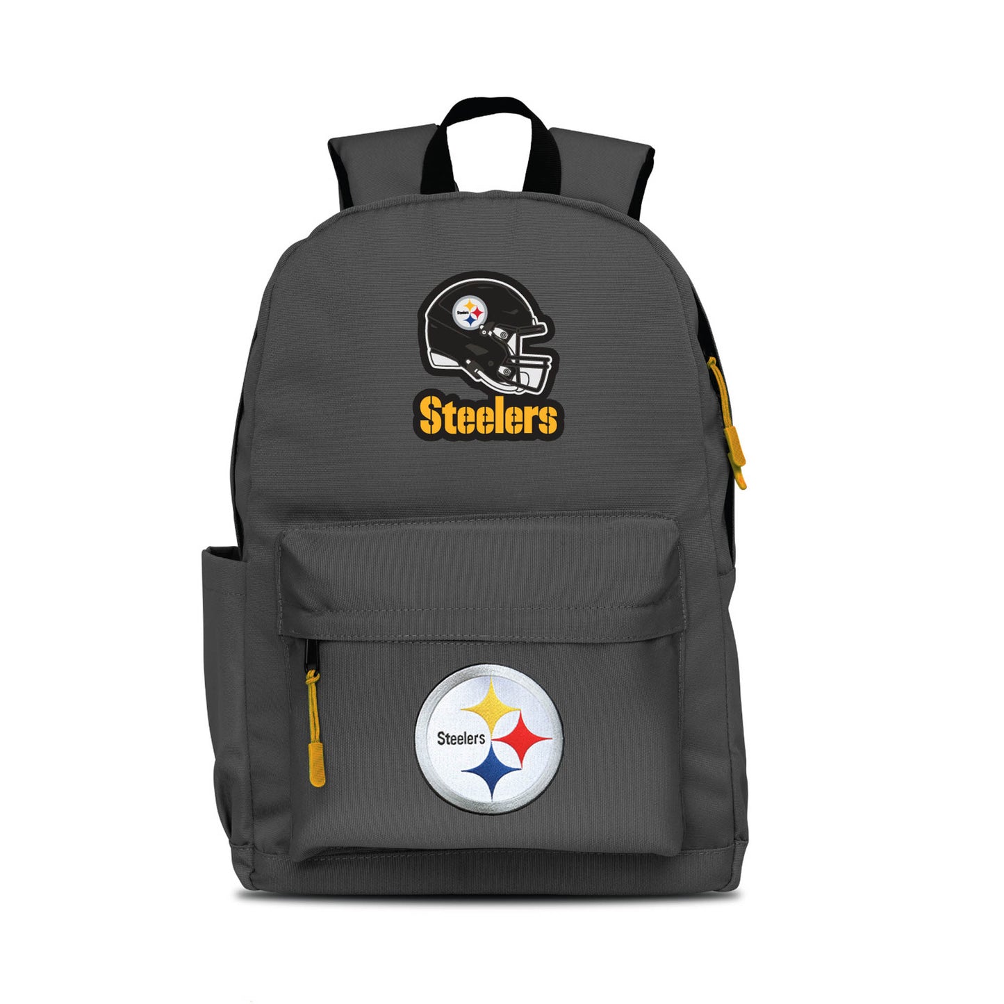 MOJO Gray Pittsburgh Steelers Two Logo Campus Backpack