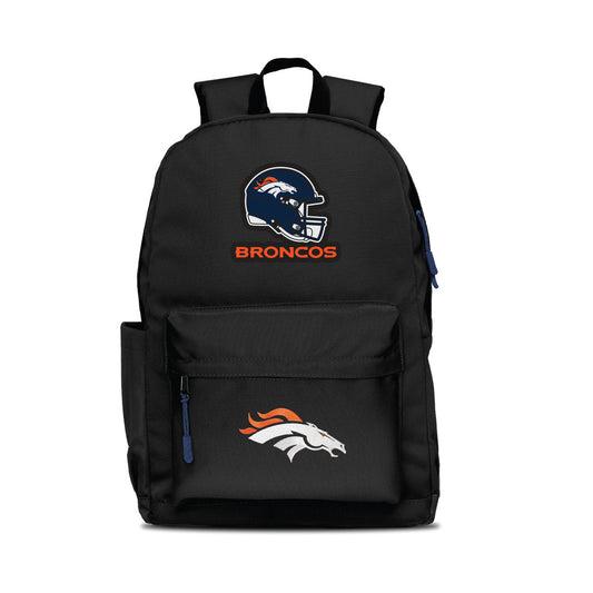 MOJO Black Denver Broncos Two Logo Campus Backpack