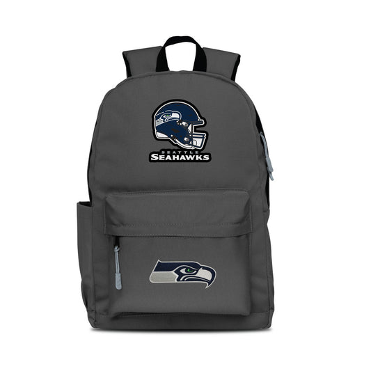 MOJO Gray Seattle Seahawks Two Logo Campus Backpack