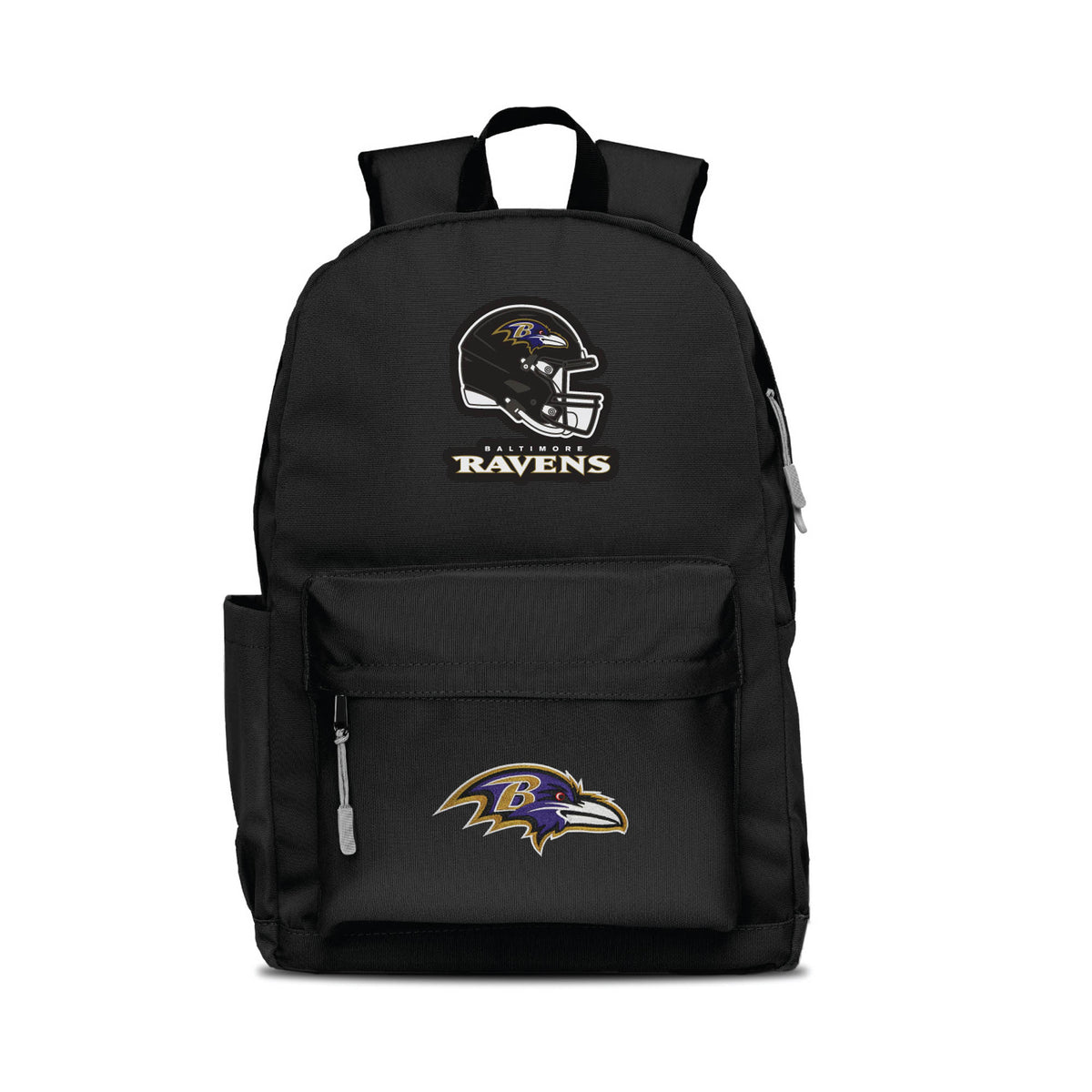 MOJO Black Baltimore Ravens Two Logo Campus Backpack