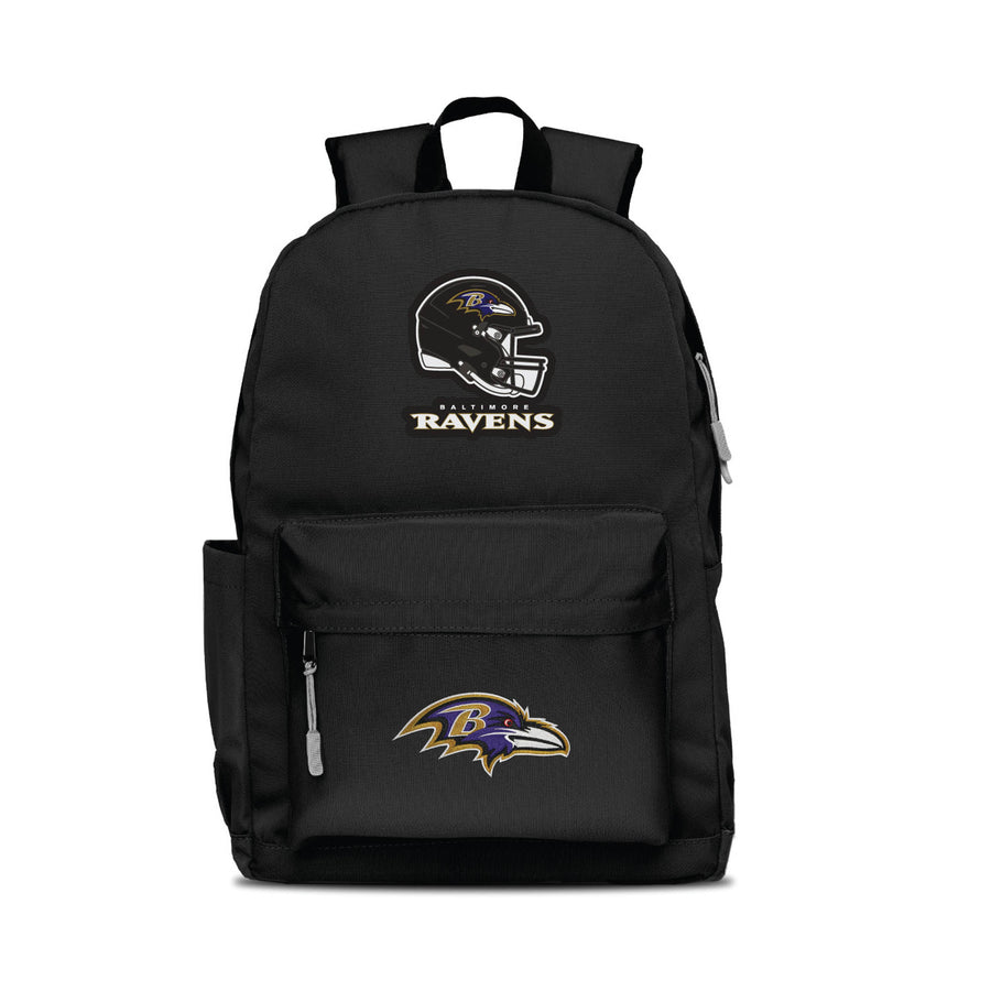 MOJO Black Baltimore Ravens Two Logo Campus Backpack