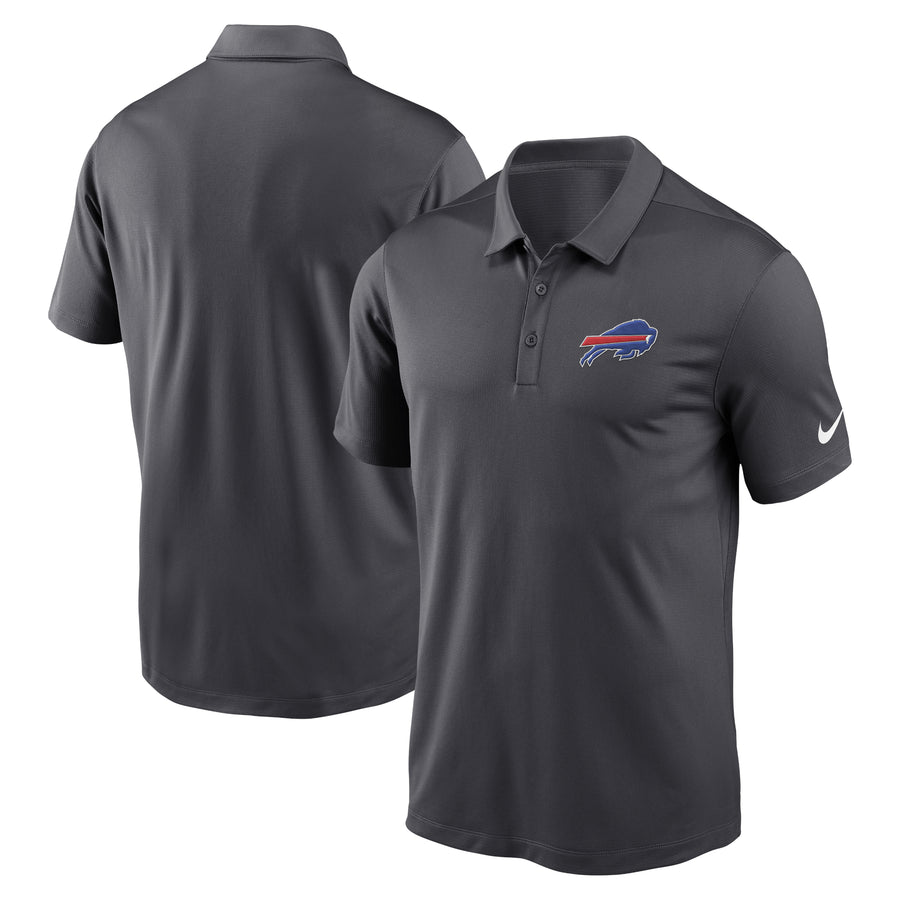 Men's Nike Anthracite Buffalo Bills Franchise Performance Polo