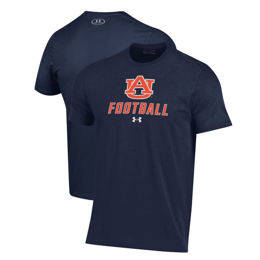 Men's Under Armour Navy Auburn Tigers Football Performance T-Shirt