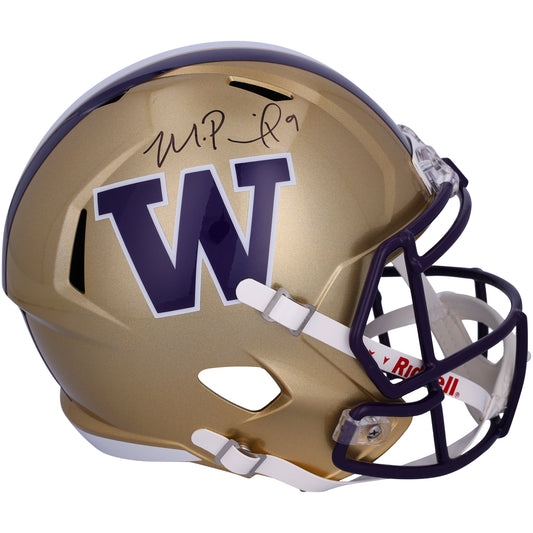 Michael Penix Jr. Washington Huskies Autographed Riddell Speed Replica Helmet