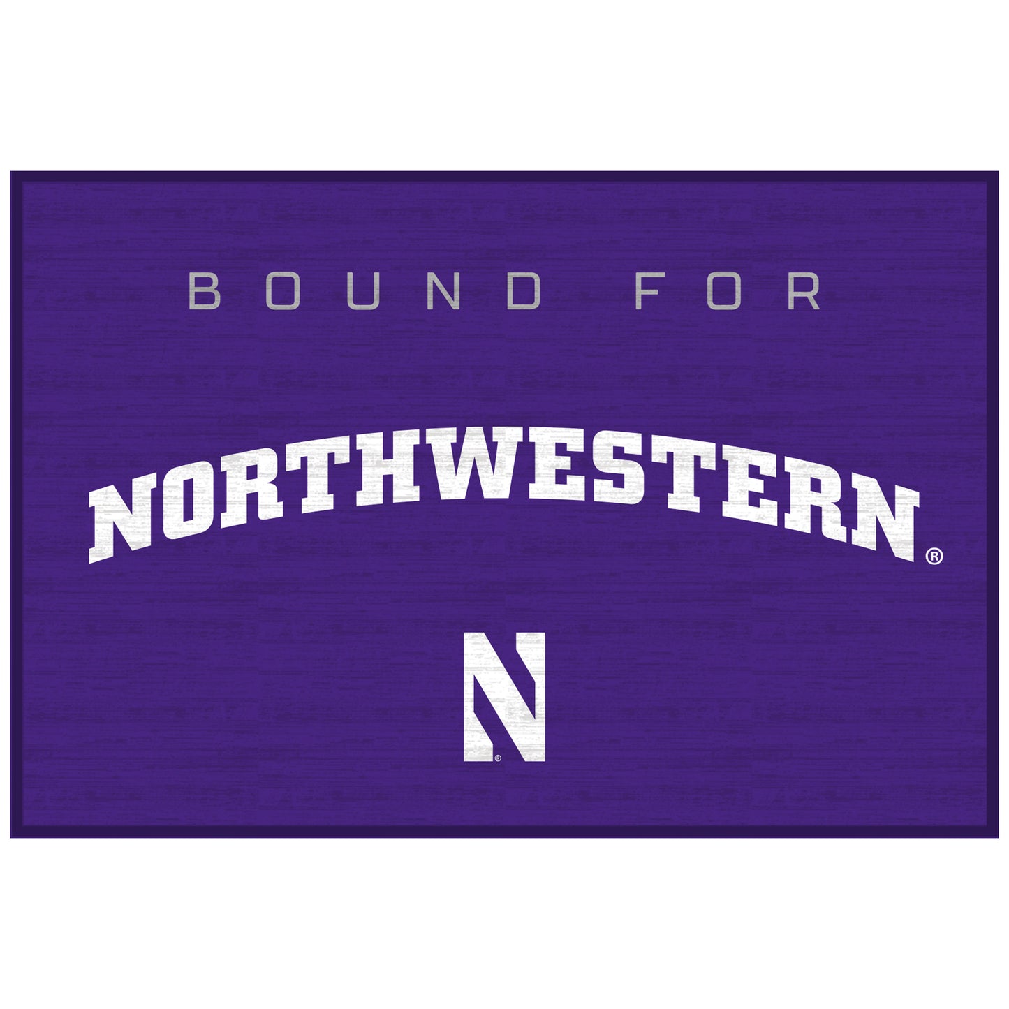 Northwestern Wildcats 20'' x 30'' School Bound Floor Mat