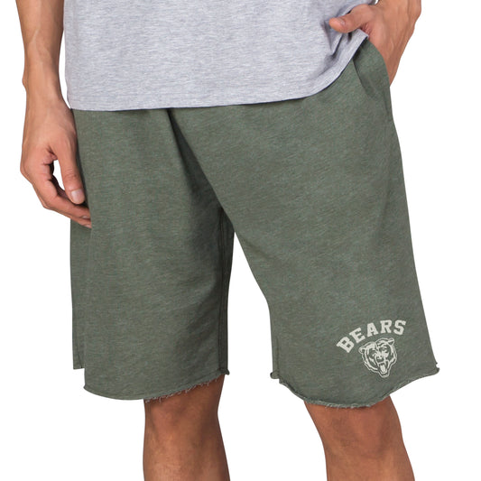 Men's Concepts Sport Green Chicago Bears Mainstream Tri-Blend Shorts