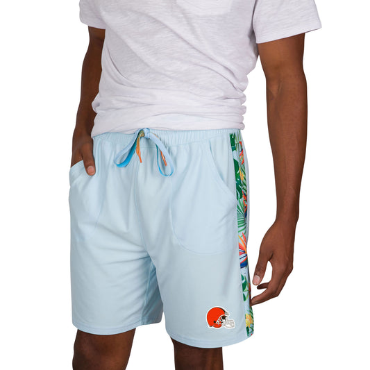 Men's Concepts Sport Light Blue Cleveland Browns Curate Knit Shorts