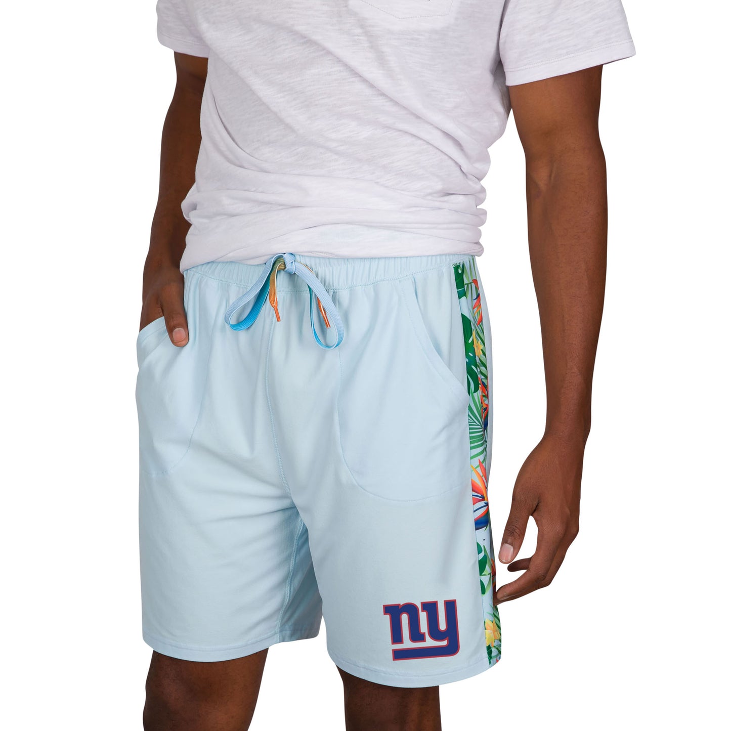 Men's Concepts Sport Light Blue New York Giants Curate Knit Shorts