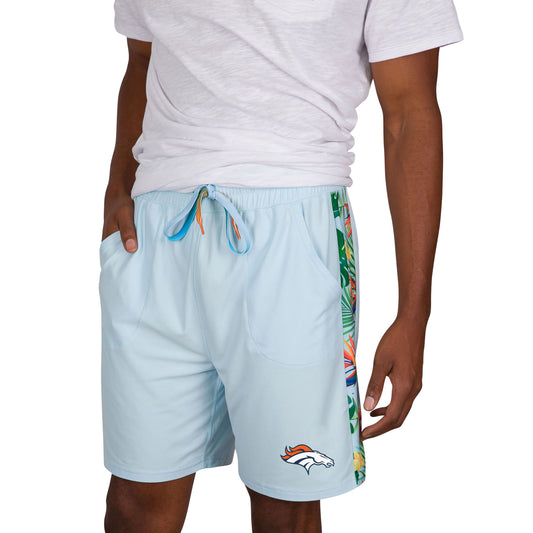 Men's Concepts Sport Light Blue Denver Broncos Curate Knit Shorts