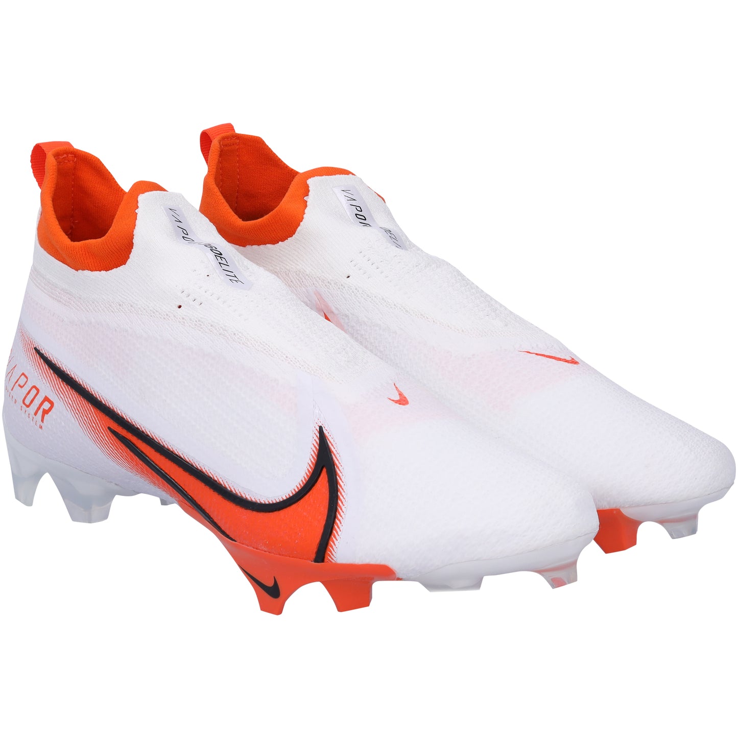 Clemson Tigers Team-Issued White Vapor Elite Nike Cleats from the Football Program