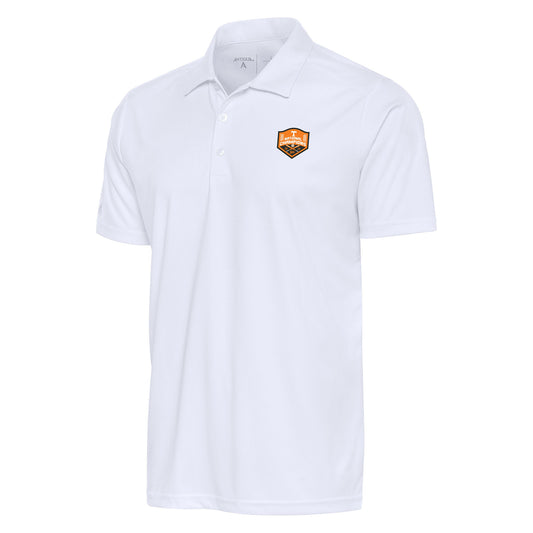 Men's Antigua White Tennessee Volunteers 2024 NCAA Men's Baseball College World Series National Champions Tribute Polo