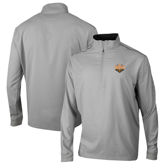 Men's Columbia Gray Tennessee Volunteers 2024 NCAA Men's Baseball College World Series National Champions Bogey's Paradise Quarter-Zip Pullover Top