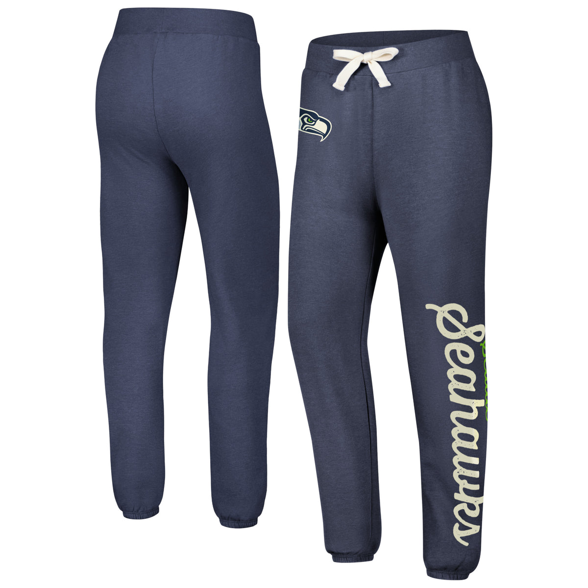 Women's G-III 4Her by Carl Banks College Navy Seattle Seahawks Scrimmage Fleece Pants