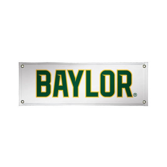 White/Green/Yellow Baylor Bears 2' x 6' Horizontal Vinyl Banner