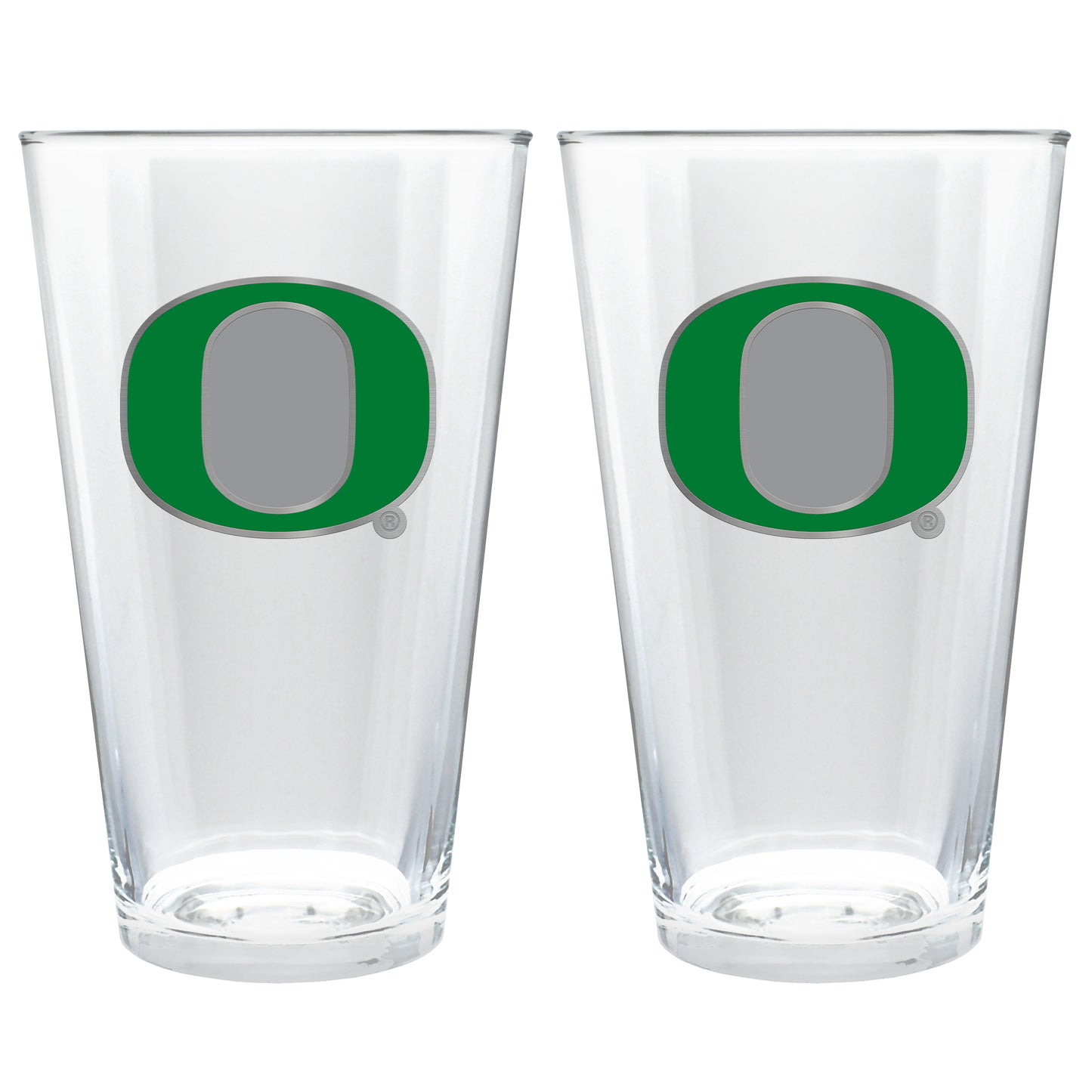 Oregon Ducks 16oz. Pint Glass Set