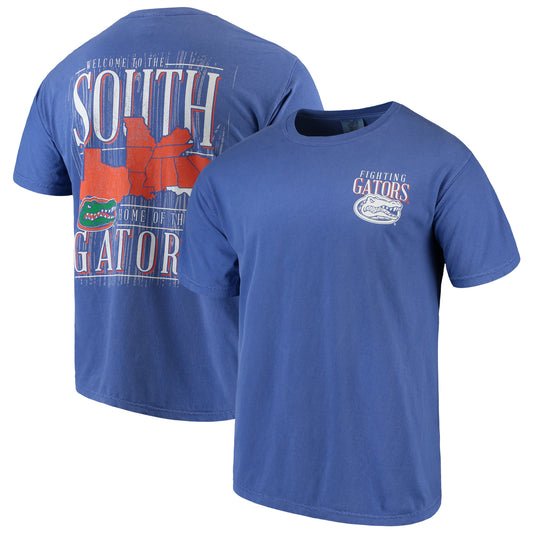 Men's Royal Florida Gators Welcome to the South Comfort Colors T-Shirt