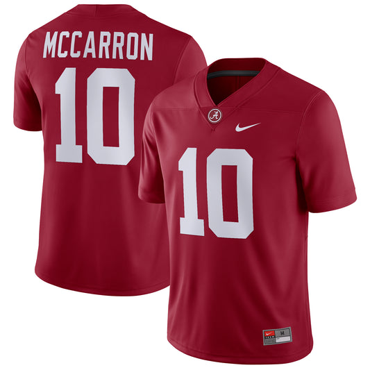 Men's Nike AJ McCarron Crimson Alabama Crimson Tide Game Jersey