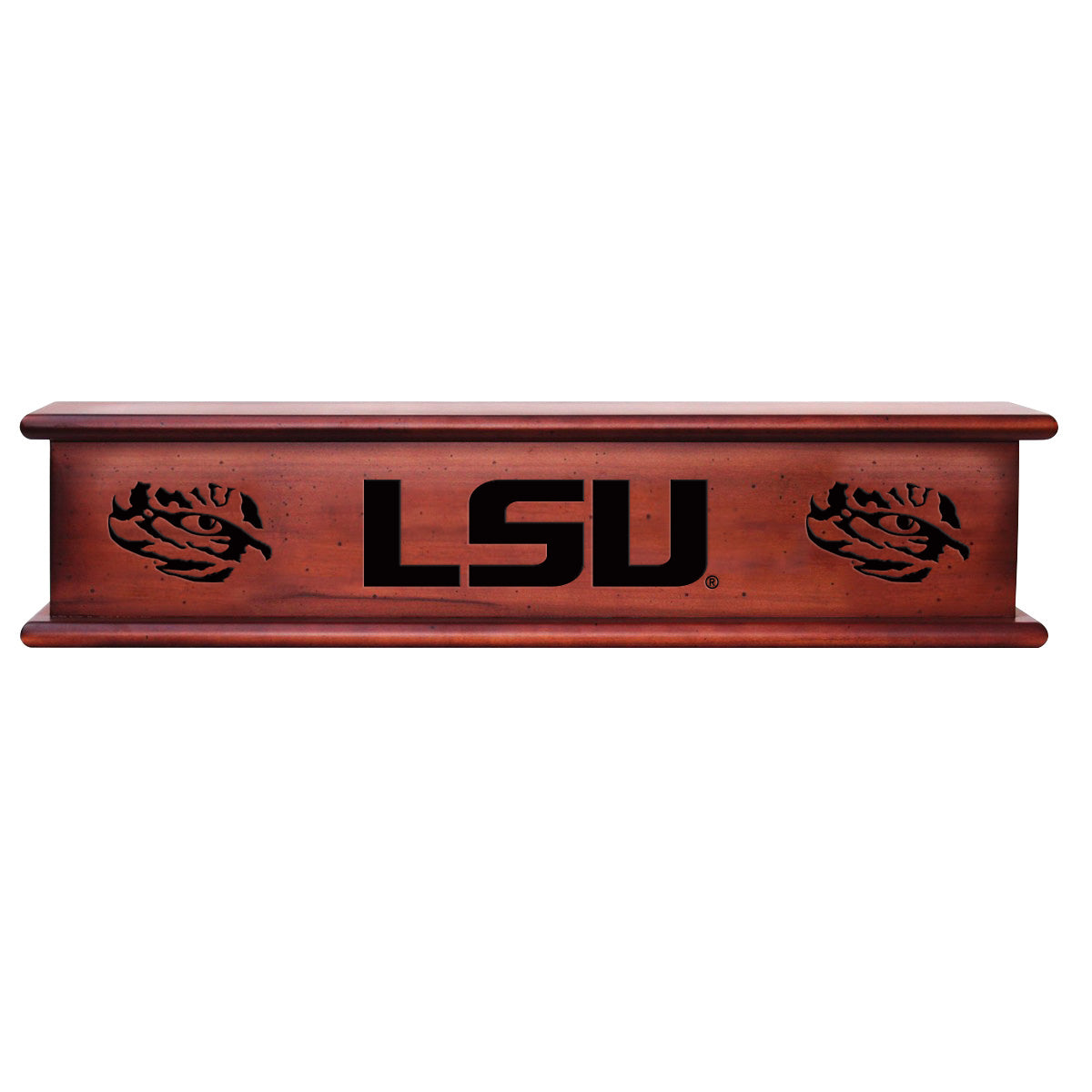 Imperial Walnut LSU Tigers 20" Memorabilia Shelf