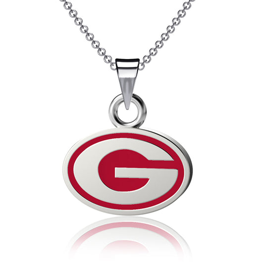 Dayna Designs Georgia Bulldogs Enamel Small Pendant Necklace