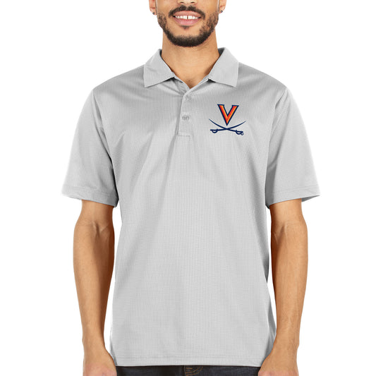 Men's Antigua White Virginia Cavaliers Balance Polo