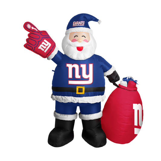 New York Giants 7' Inflatable Santa