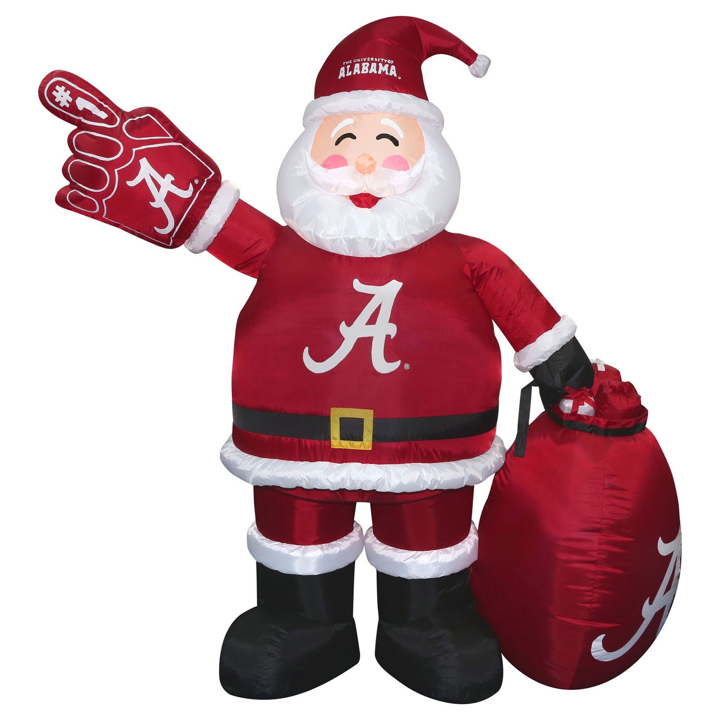 Alabama Crimson Tide 7' Inflatable Santa