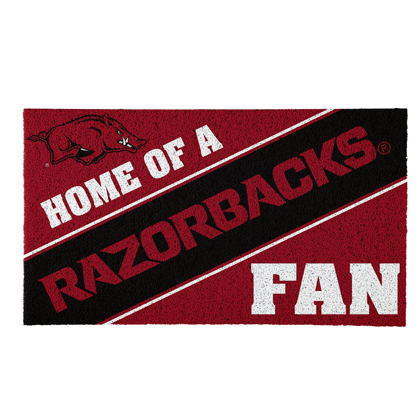 Arkansas Razorbacks 18" x 30" Team Turf Mat