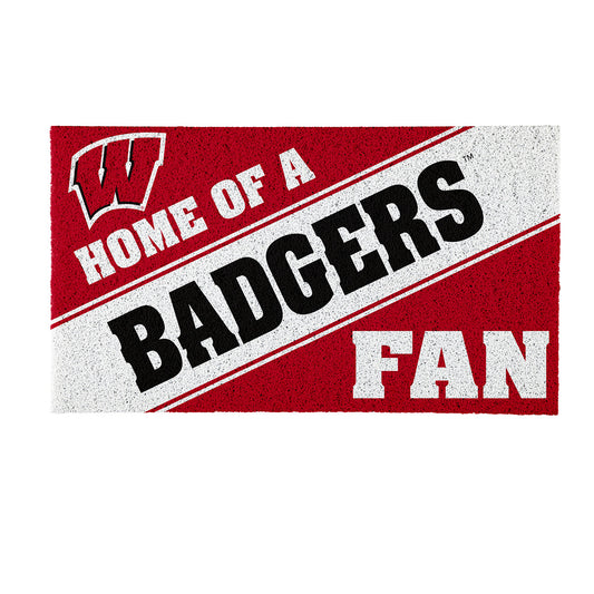 Wisconsin Badgers 18" x 30" Team Turf Mat
