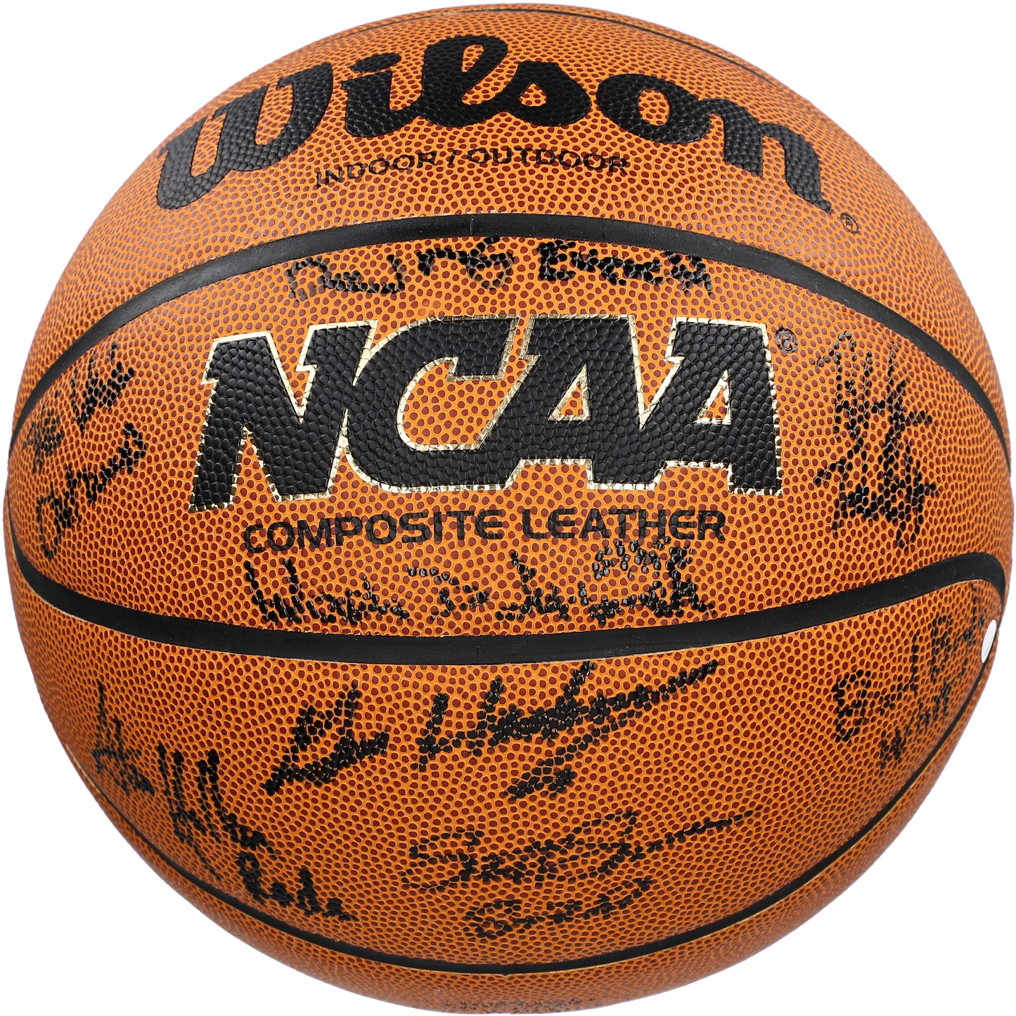 Multi-Signed Hoosiers Movie Cast NCAA Indoor/Outdoor Basketball