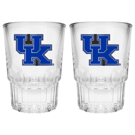 Kentucky Wildcats 2-Piece Prism Shot Glass Set