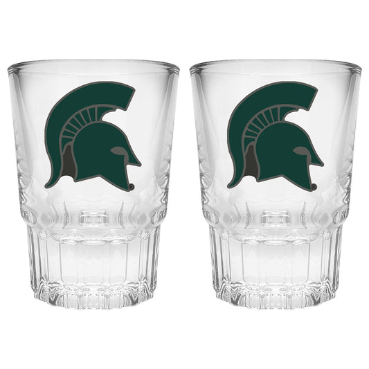 Michigan State Spartans 2-Piece Prism Shot Glass Set