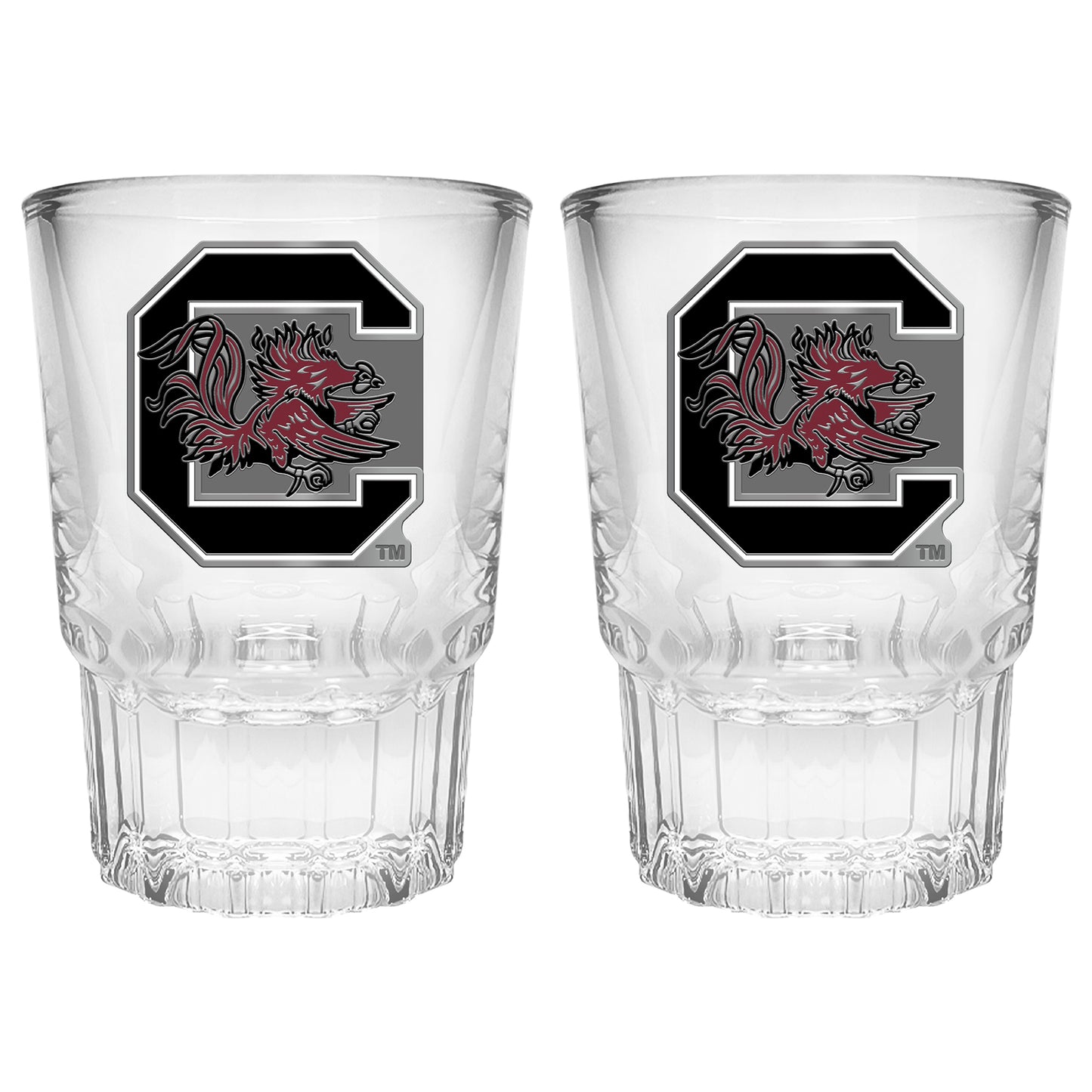 South Carolina Gamecocks 2-Piece Prism Shot Glass Set