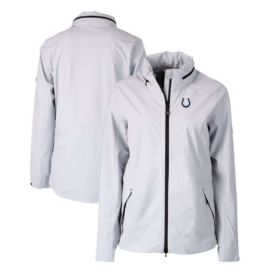 Women's Cutter & Buck Gray Indianapolis Colts Vapor Full-Zip Jacket