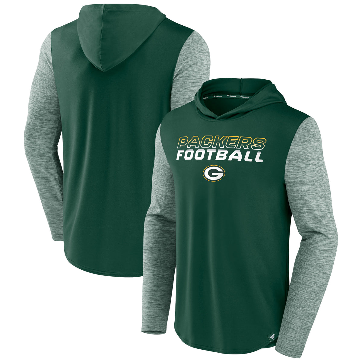 Men's Fanatics Green Green Bay Packers Future Talent Pullover Hoodie