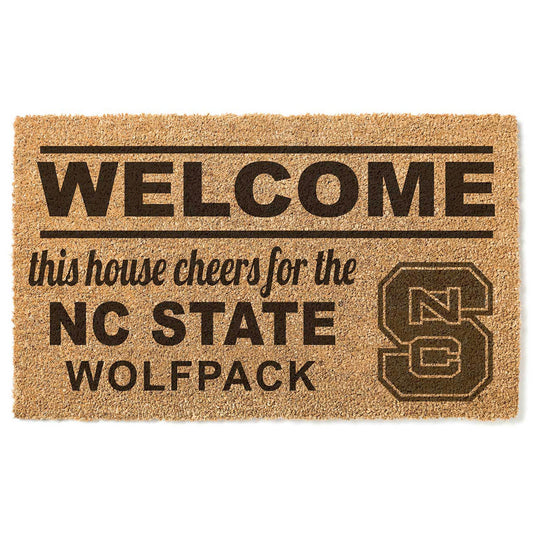 NC State Wolfpack 18" x 30" Welcome Doormat
