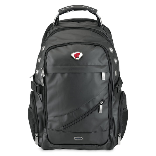 Black Wisconsin Badgers Executive Backpack