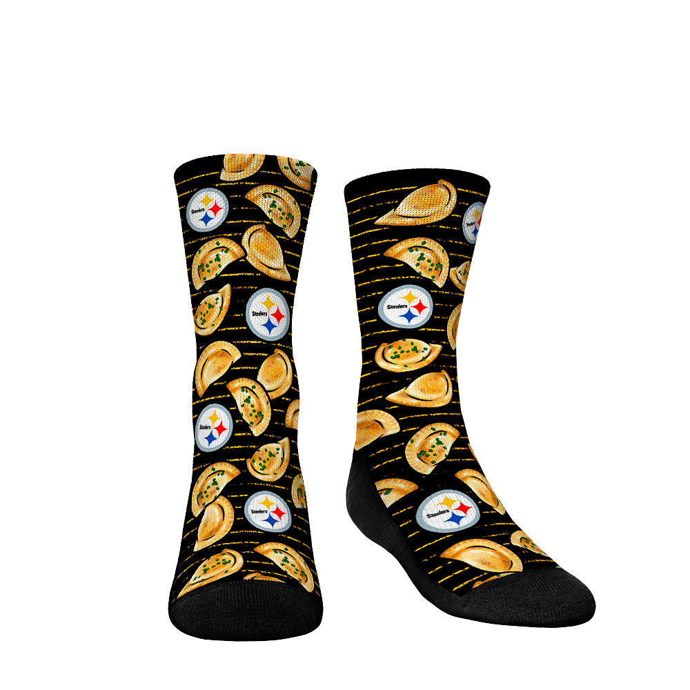 Youth Rock Em Socks Pittsburgh Steelers Localized Food Crew Socks