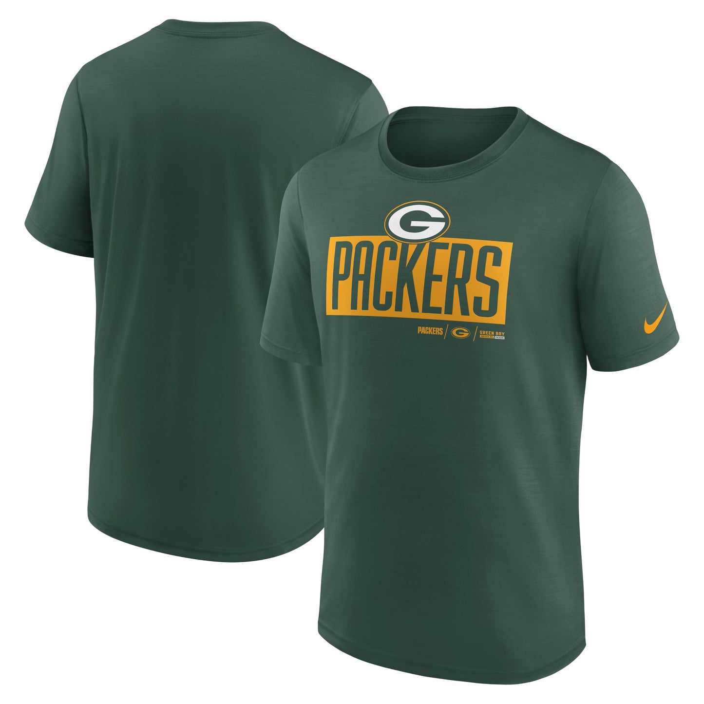 Men's Nike Green Green Bay Packers Exceed Performance T-Shirt