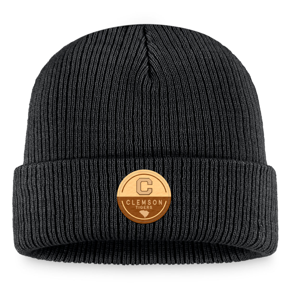 Men's Top of the World Black Clemson Tigers Elijah Cuffed Knit Hat
