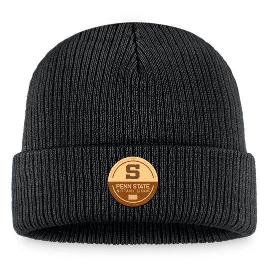 Men's Top of the World Black Penn State Nittany Lions Elijah Cuffed Knit Hat