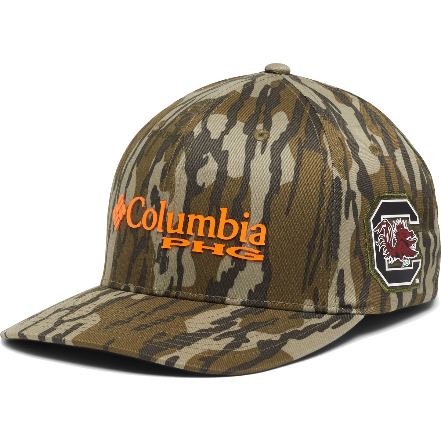 Men's Columbia Mossy Oak Camo South Carolina Gamecocks Bottomland Flex Hat