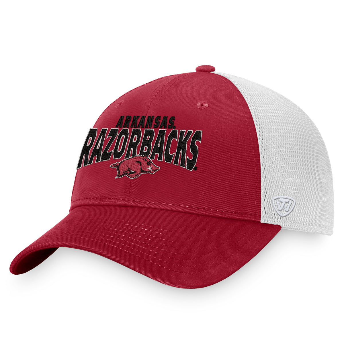 Men's Top of the World Cardinal Arkansas Razorbacks Breakout Trucker Snapback Hat