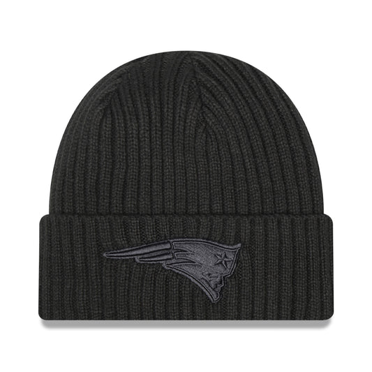 Men's New Era Graphite New England Patriots Core Classic Tonal Cuffed Knit Hat