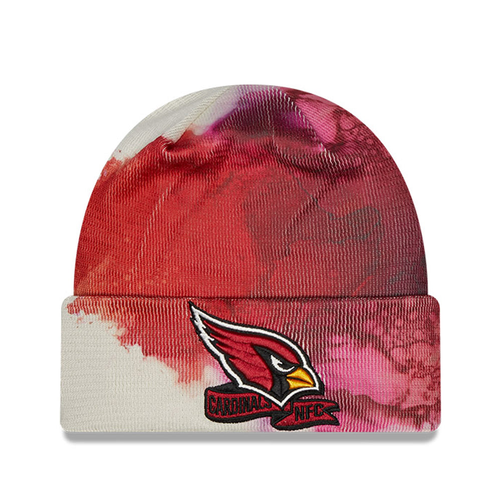 Men's New Era  Cardinal Arizona Cardinals 2022 Sideline Ink Dye Cuffed Knit Hat