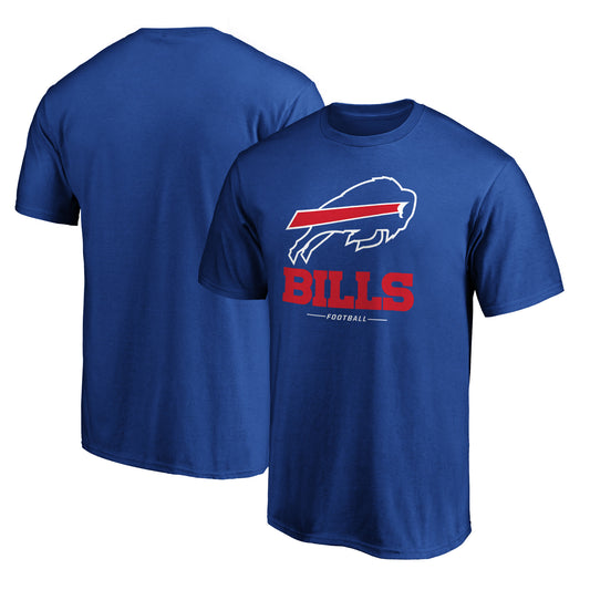 Men's  Royal Buffalo Bills Team Lockup T-Shirt