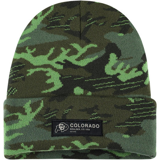 Men's Nike Camo Colorado Buffaloes Veterans Day Cuffed Knit Hat